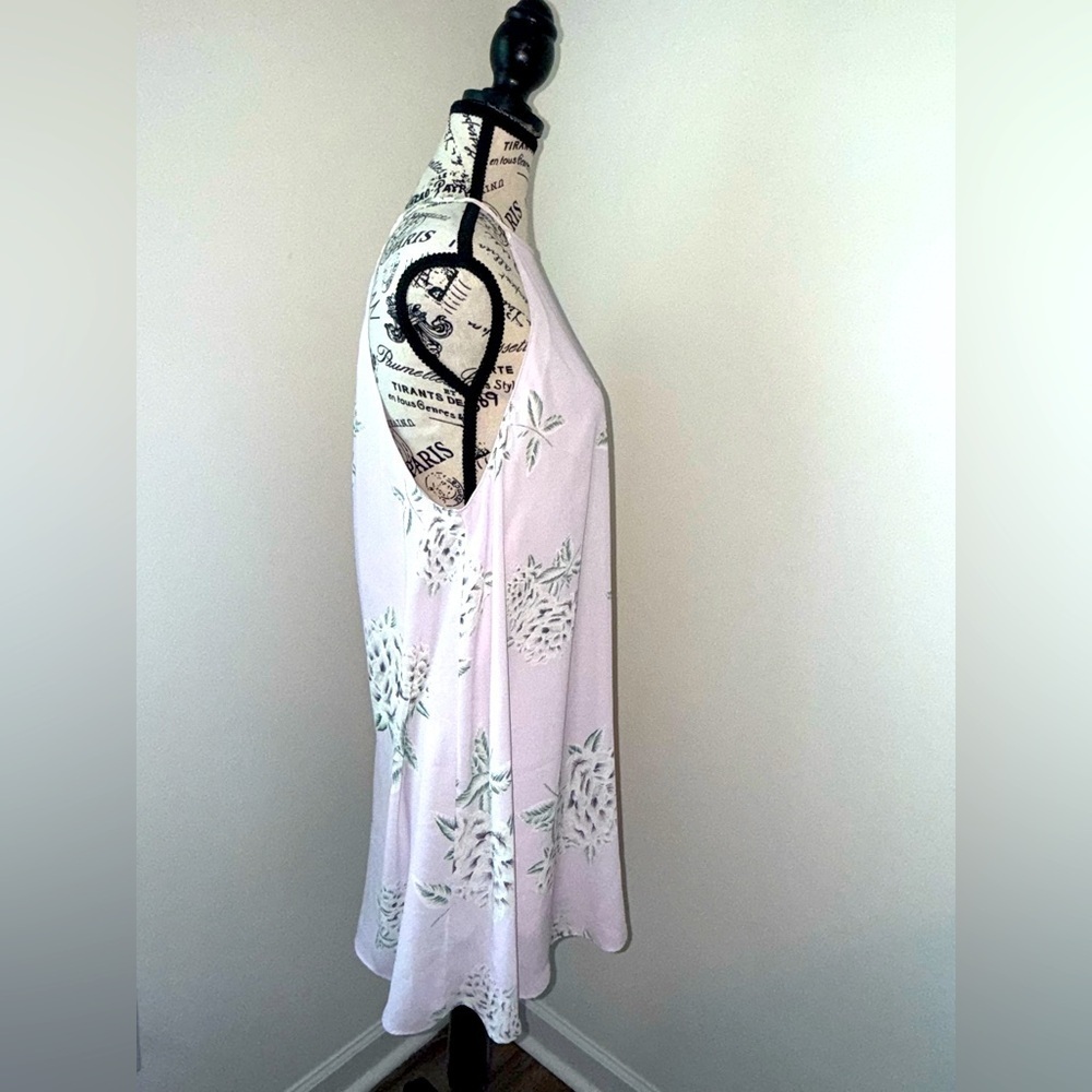 Show Me Your MuMu Lavender Floral Halter Top Dress, Large - Picture 2 of 6